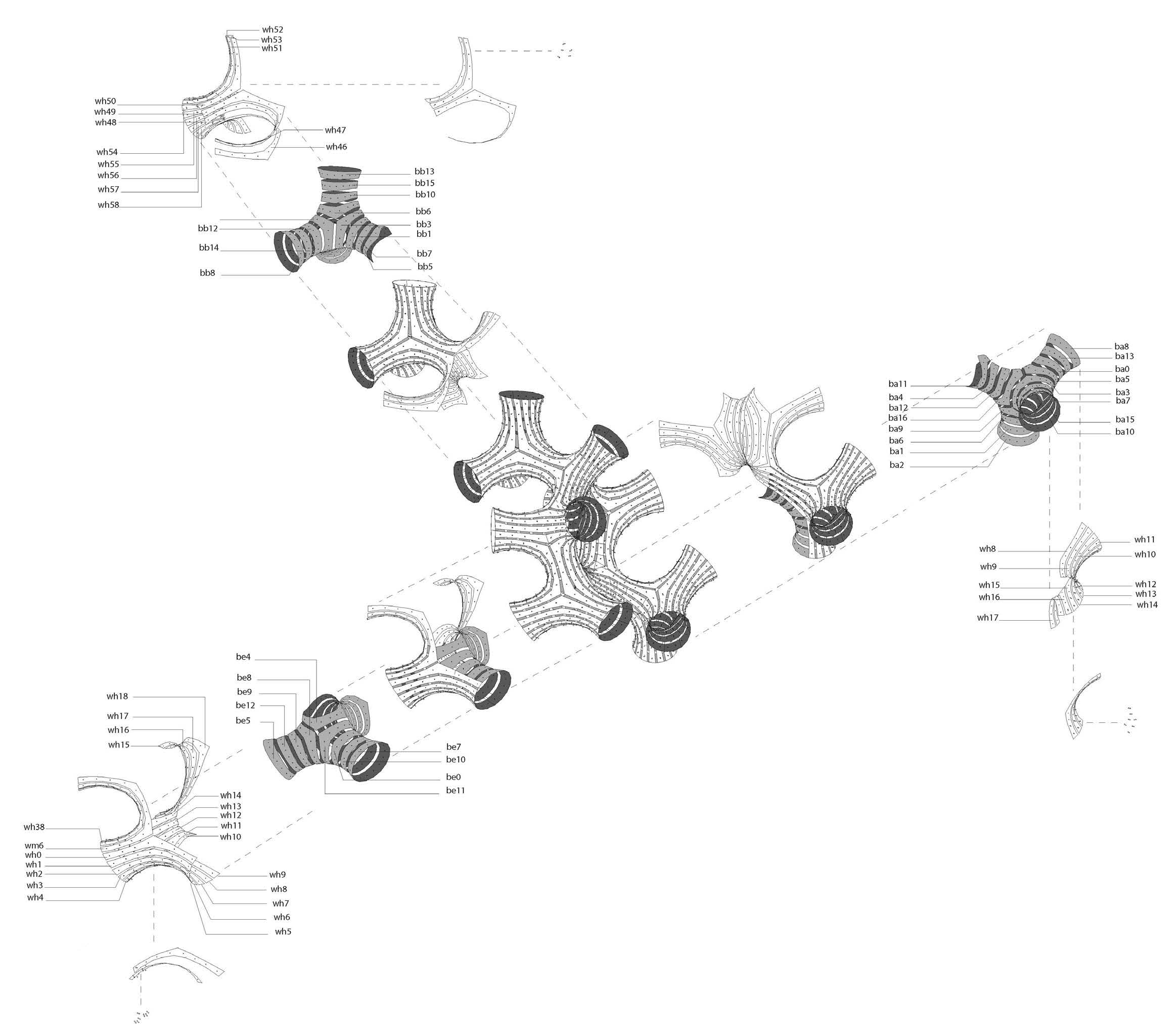 Occa component organization and assembly diagram